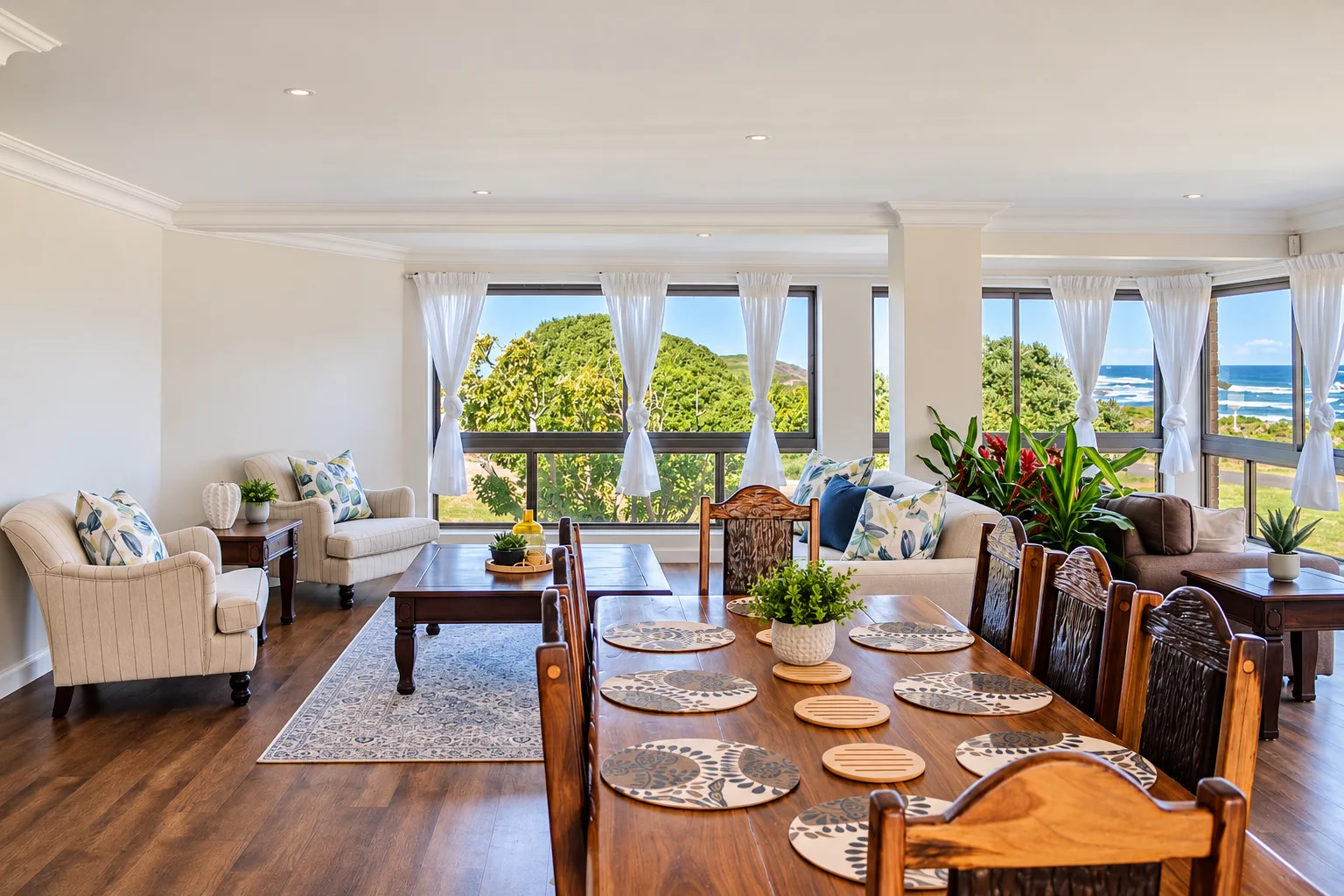 Lounge through to the dining room